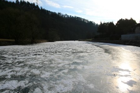 Frozen skate cold