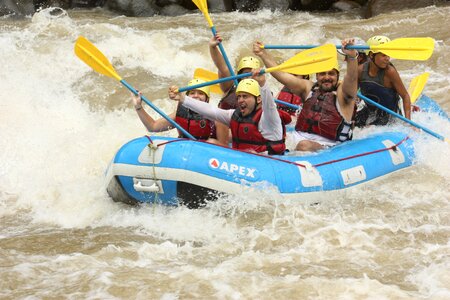 Adventure water boat photo