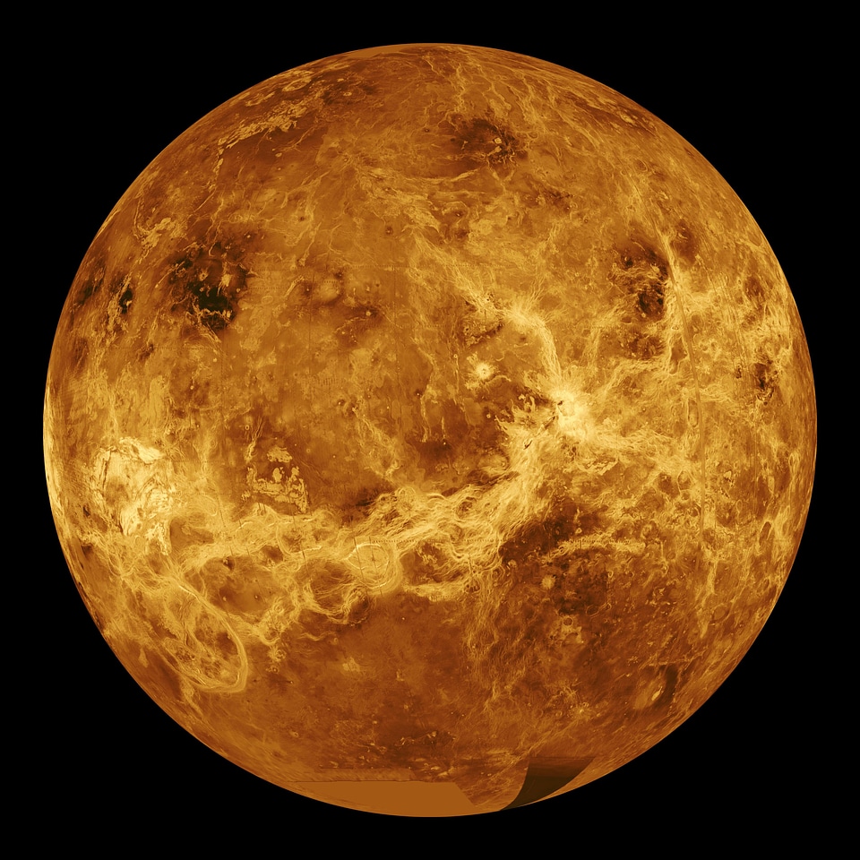 Heat planet starry sky