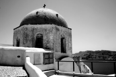 Crete dome santorini