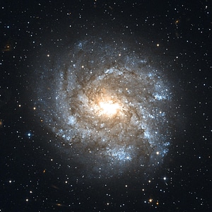 Galaxy starry sky space photo