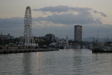 Porto rimini evening photo