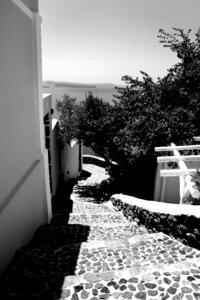 Staircase crete greece photo