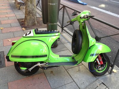 Old restored motorcycle