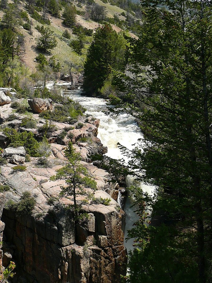 Landscape river rock
