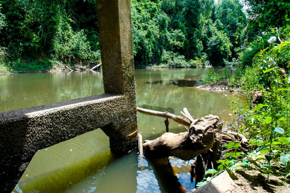 River river landscape of the bridge
