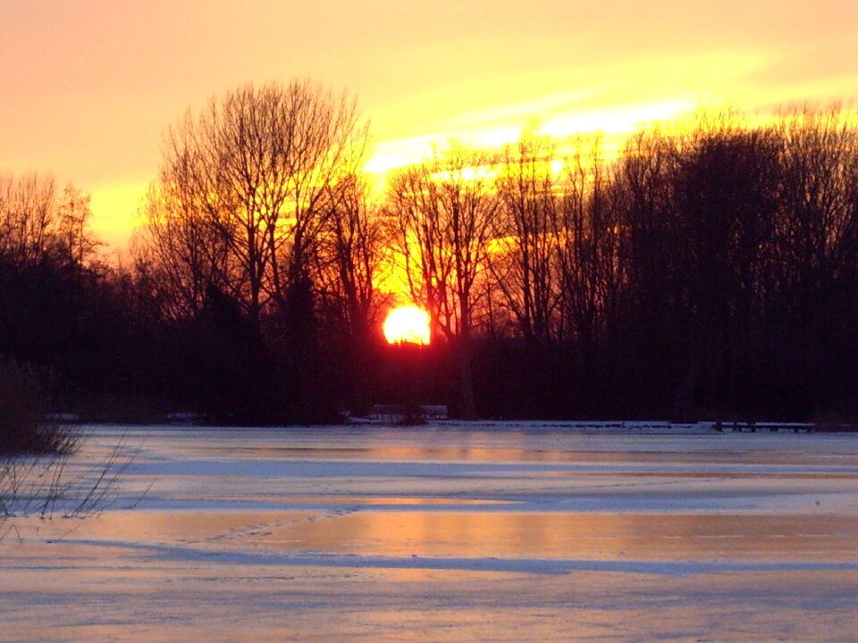 Natural ice pastime nature netherlands