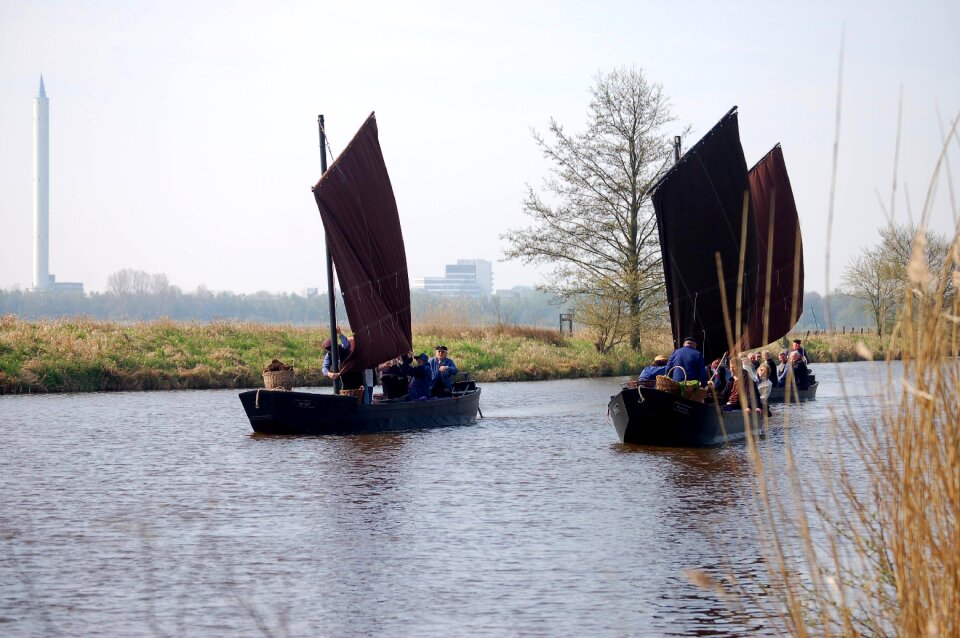 Summer sailing boat sport