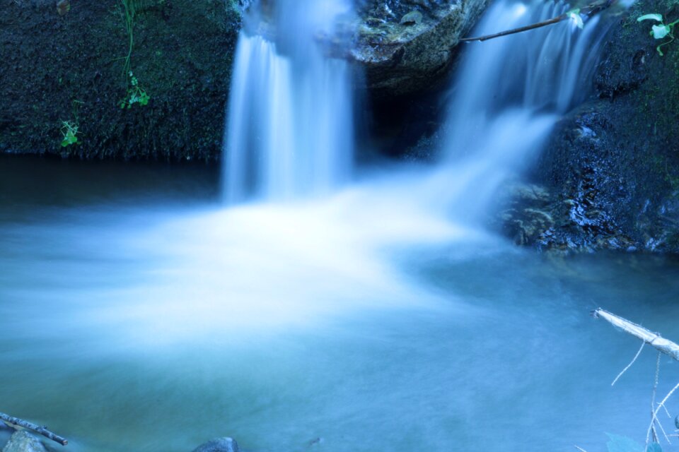 Landscape nature blue