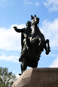 Horse rearing rider