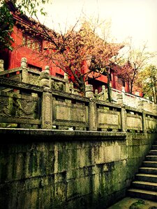 Qianling park monastery temple photo