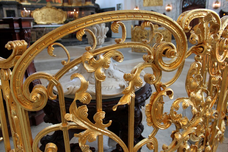 Church golden gilded