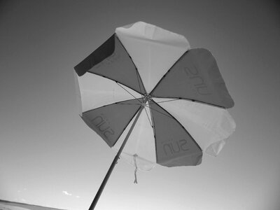 Retro umbrella sky