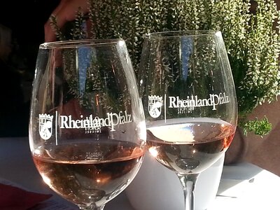 Wine rose wine winglas
