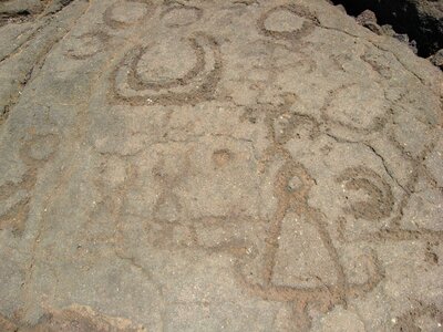 Stone native american symbols