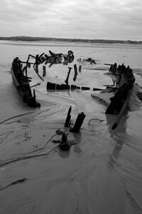 Beach beached aground