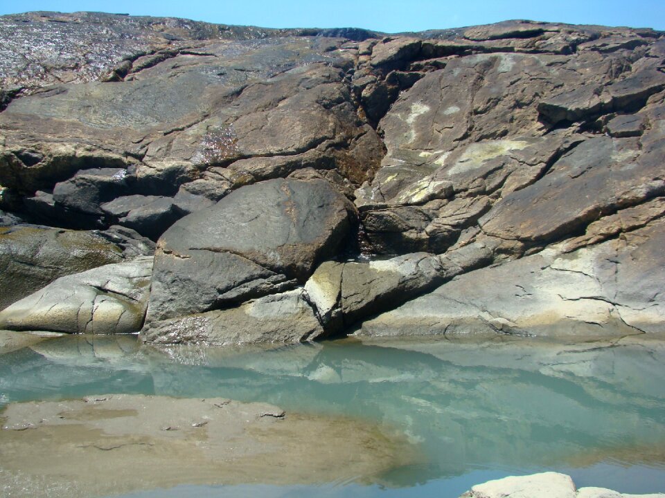 Stones beach water