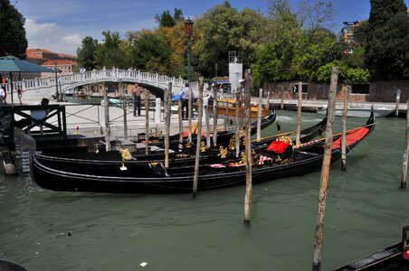 Canal water venice italy photo