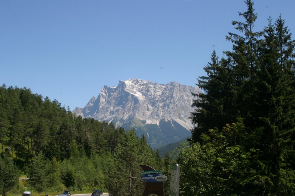 Dolomites panorama sun