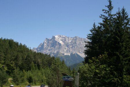 Dolomites panorama sun