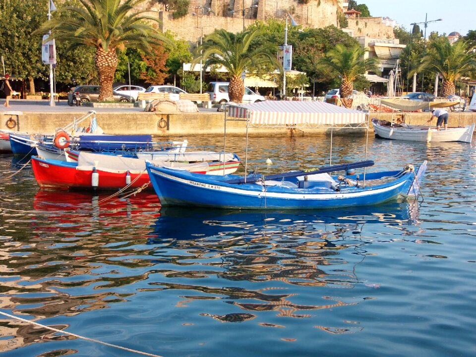 Fishing boats mediterranean water