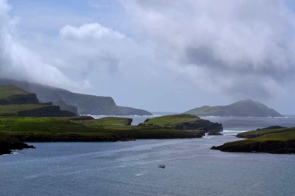 Islands cloudy landscape