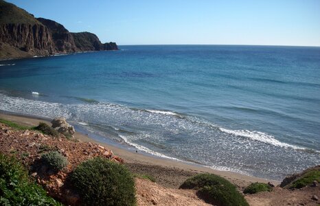 Spain beach loneliness