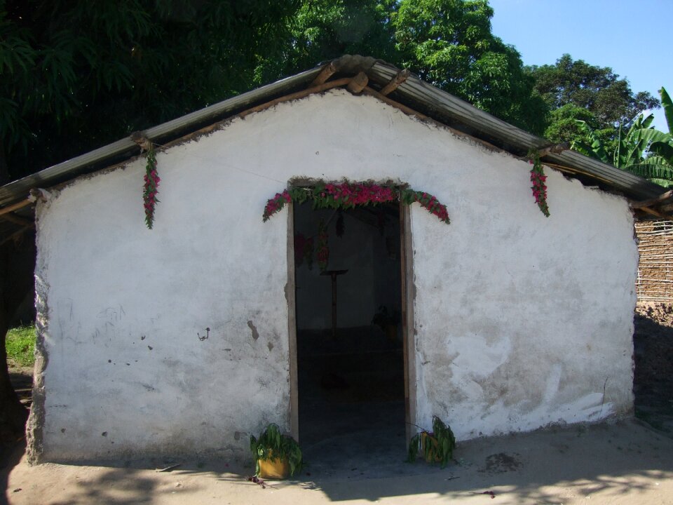 White door houses