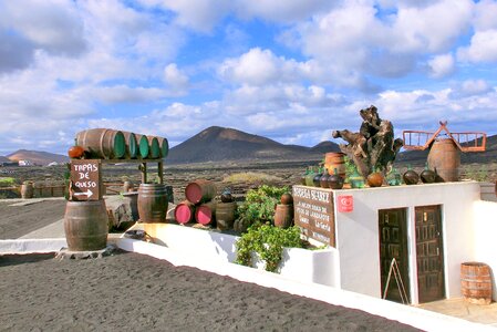 Lanzarote la geria steinig photo