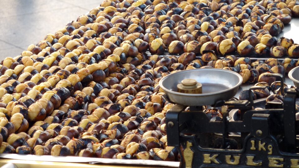 Sweet chestnuts chestnut grill