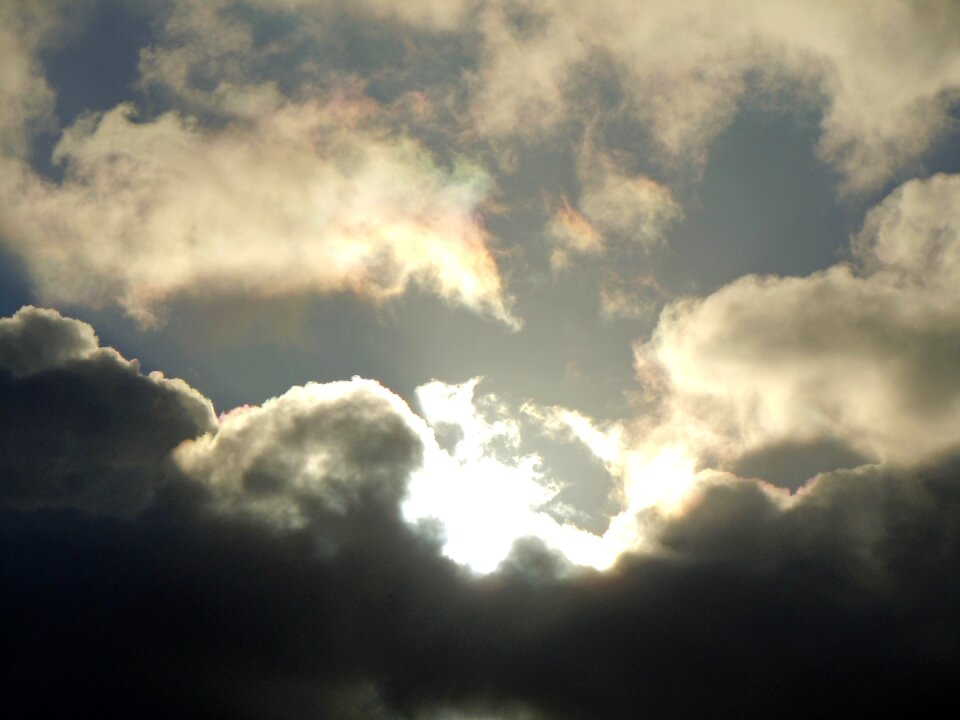 Rain clouds sunbeam cloud image