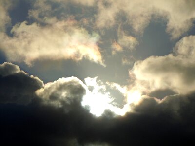 Rain clouds sunbeam cloud image