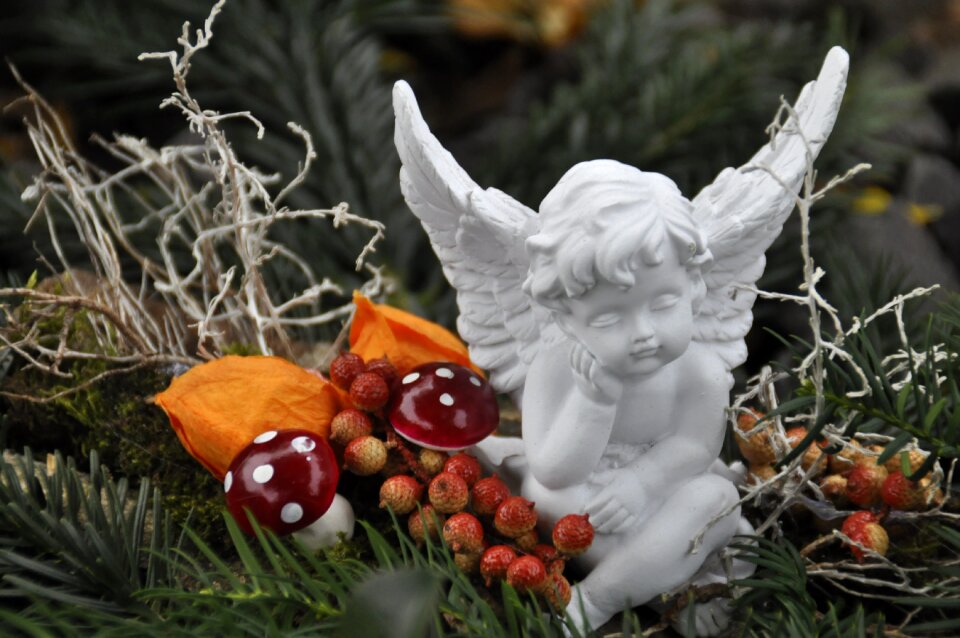 Christmas angel fishing rod
