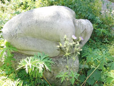 Enslaved monument stone figure