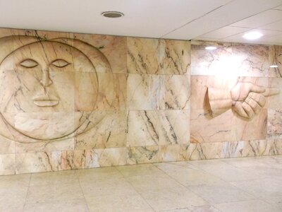 Lisbon metro saldanha