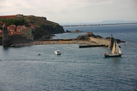 Collioure sea sailboat
