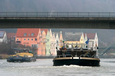 Altmühl valley ships shipping photo