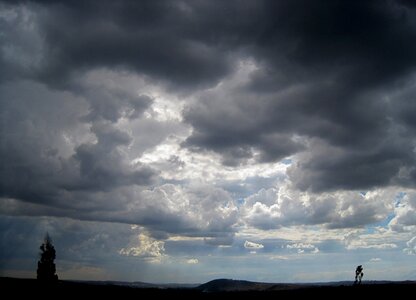 Dense ominous lighting