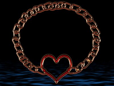 Heart chain feelings