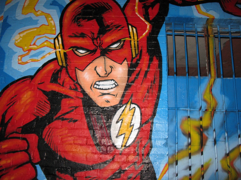 Action hero graffiti berlin