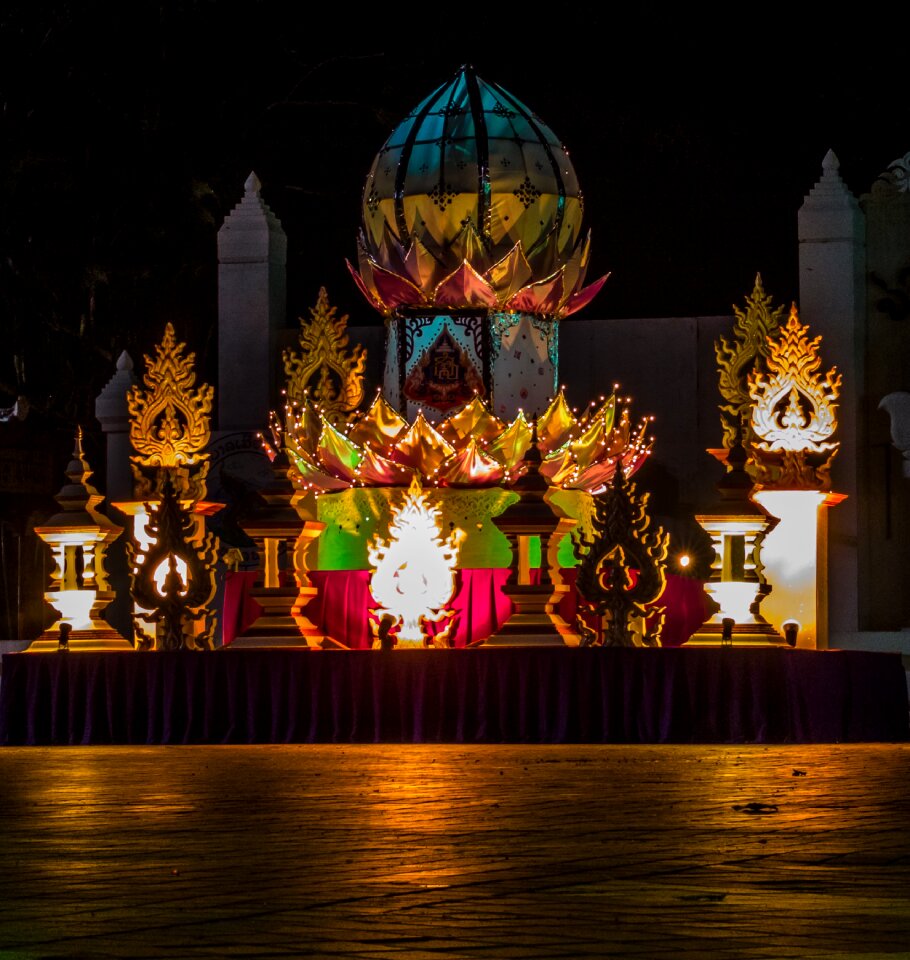 North thailand night photograph abendstimmung