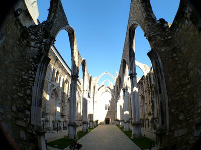 Gothic destroyed earthquake photo