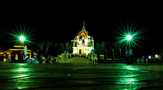 Chapel night photograph abendstimmung
