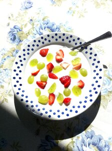 Polka dot plate green