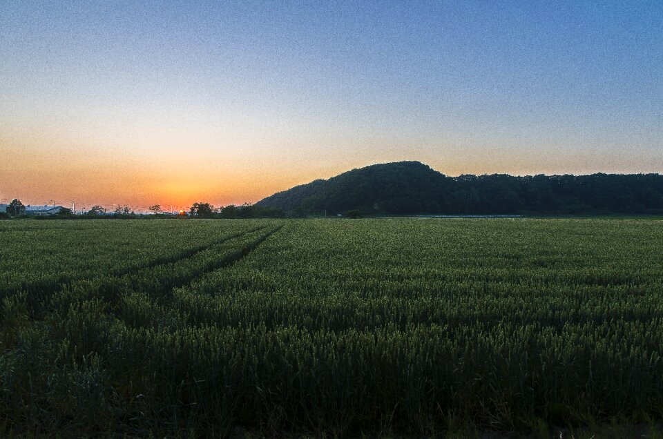 Sunset hokkaido natural