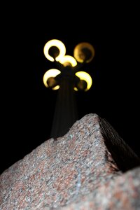 Stone lantern macro photography