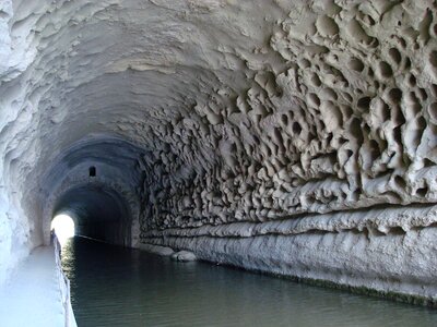 Stone wall holes photo