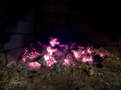 Fire fireplace Free photos