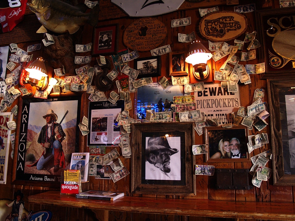 Cowboy western saloon