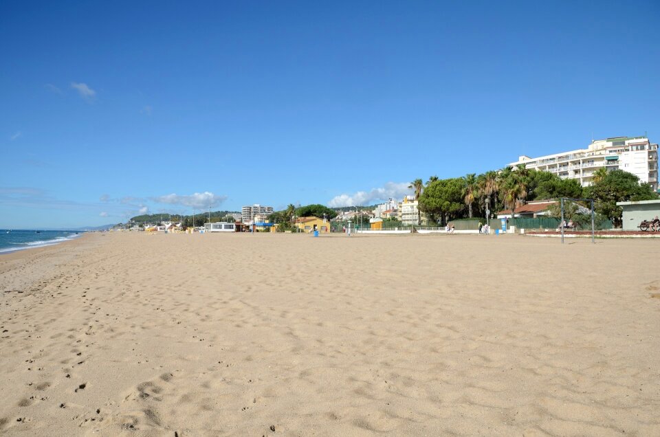 Background sand sea photo